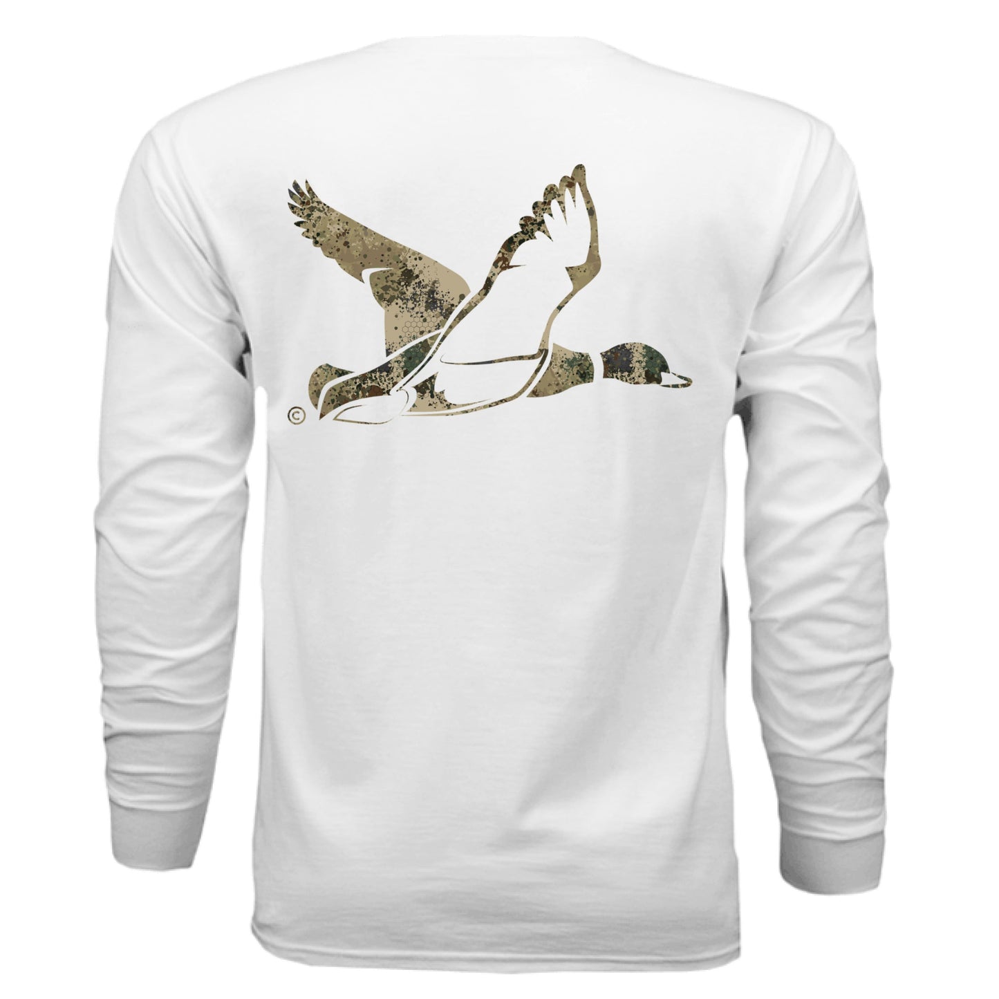 Upland Splash Burst Camo Duck Long Sleeve T-Shirt