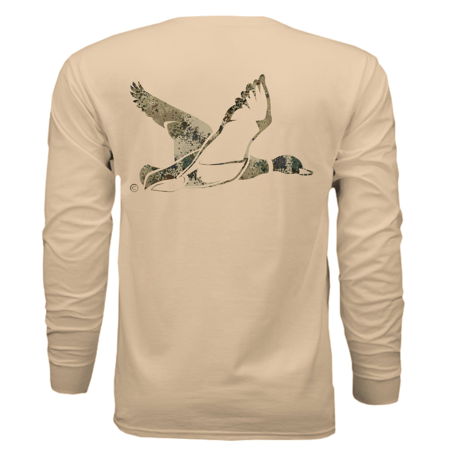 Upland Splash Burst Camo Duck Long Sleeve T-Shirt