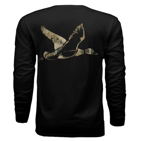 Upland Splash Burst Camo Duck Long Sleeve T-Shirt