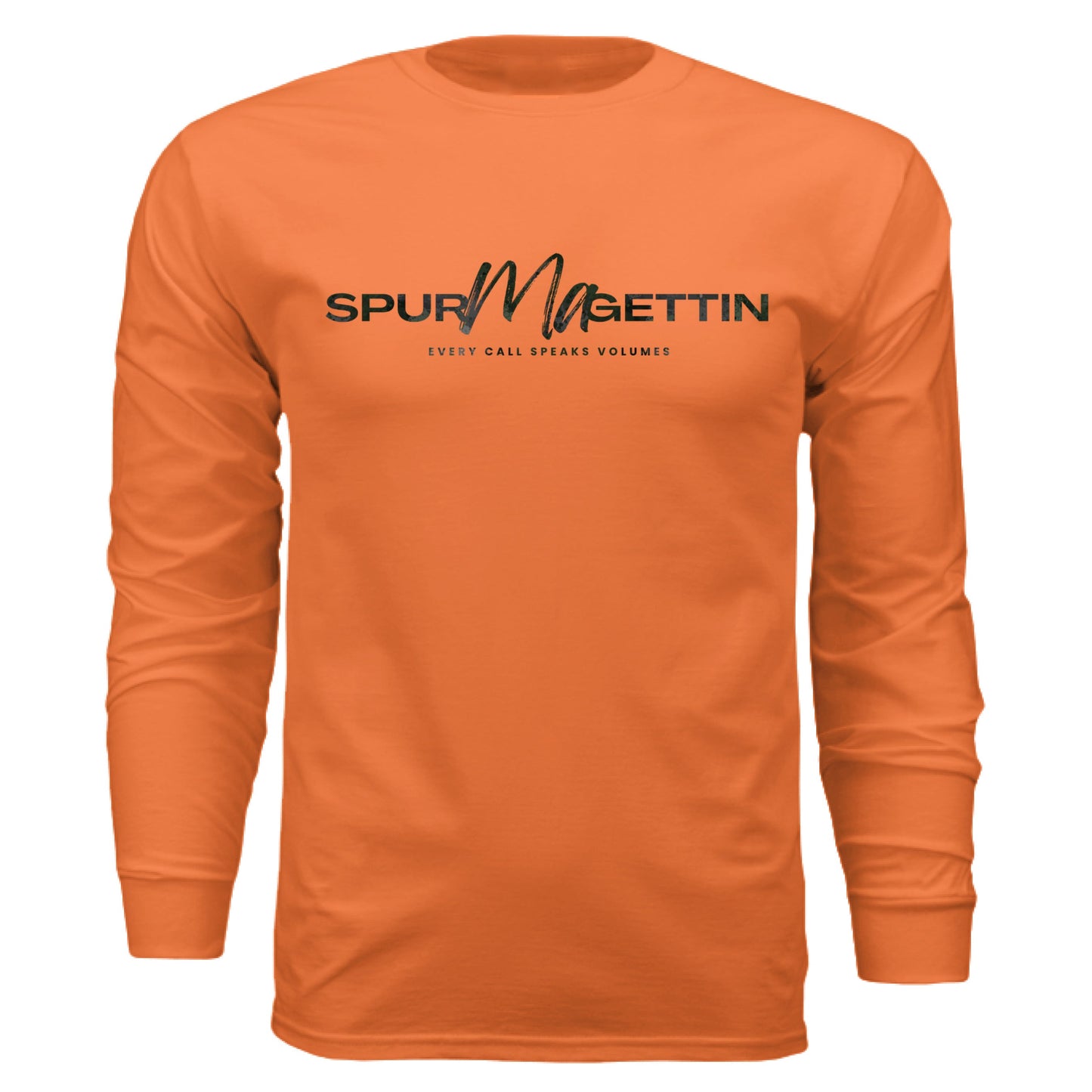 Verdant Splash Burst Camo Turkey Long Sleeve T-Shirt