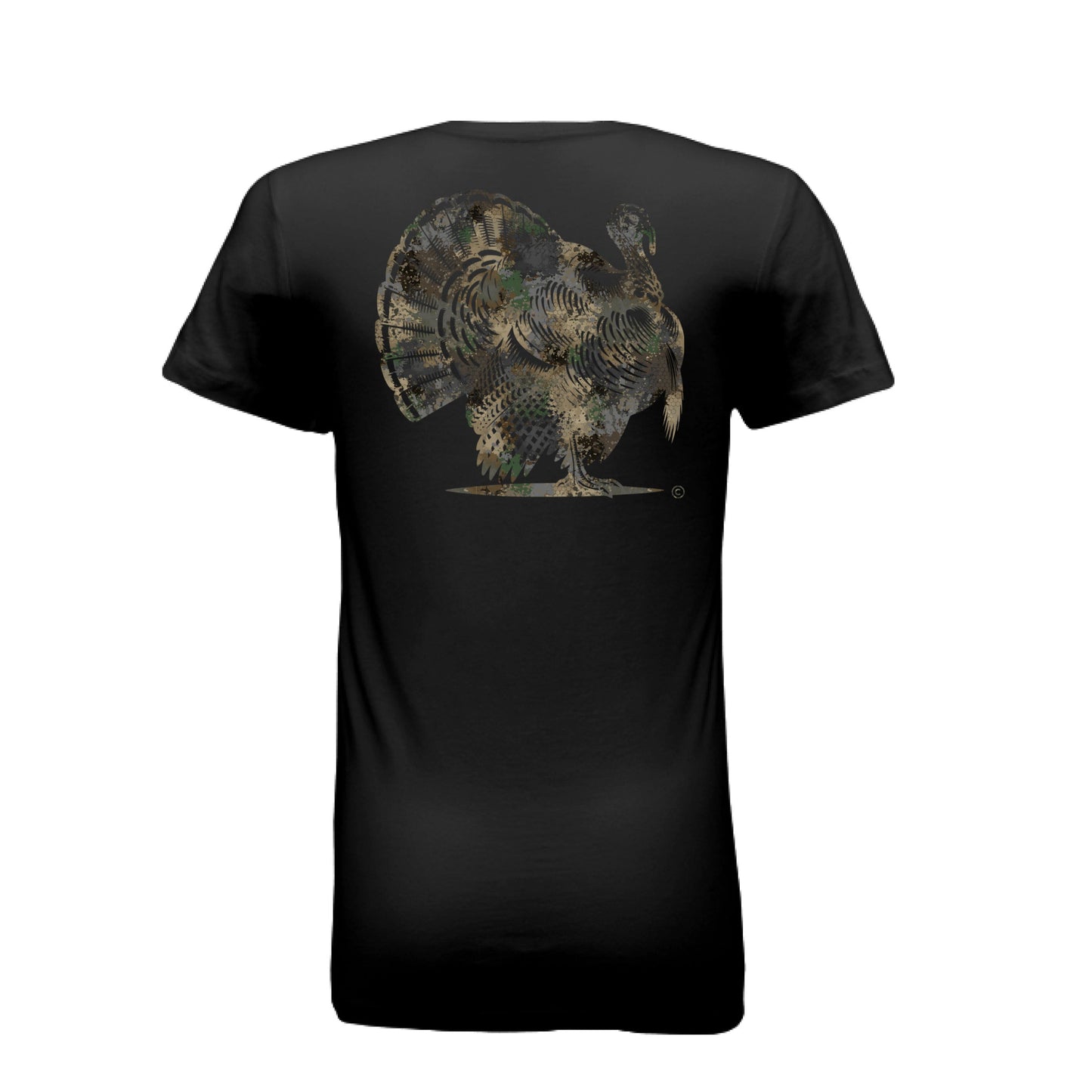Women’s Forest Splash Burst Camo Turkey T-Shirt