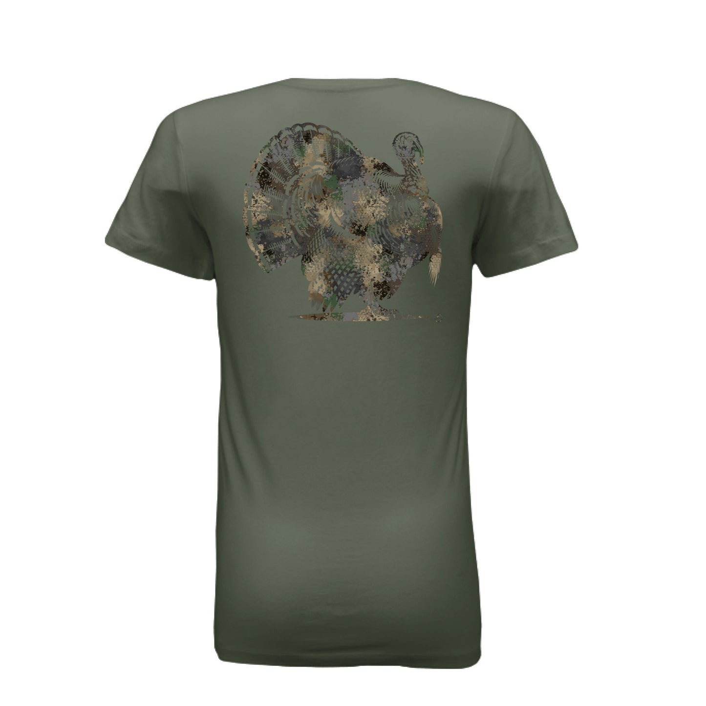 Women’s Forest Splash Burst Camo Turkey T-Shirt