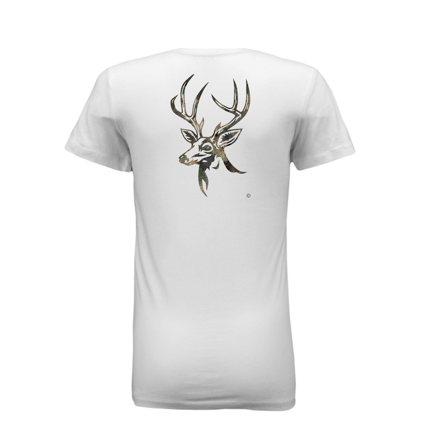 Women’s Forest Splash Burst Camo Buck T-Shirt