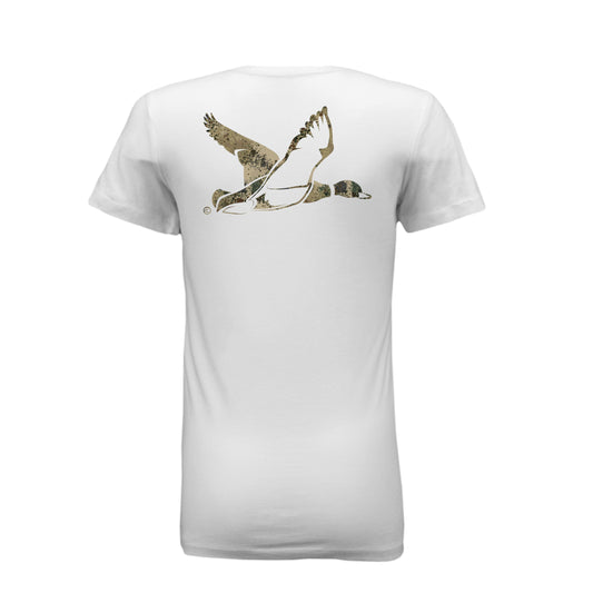 Women’s Upland Splash Burst Camo Duck T-Shirt