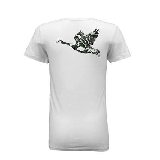 Women’s Verdant Splash Burst Camo Goose T-Shirt