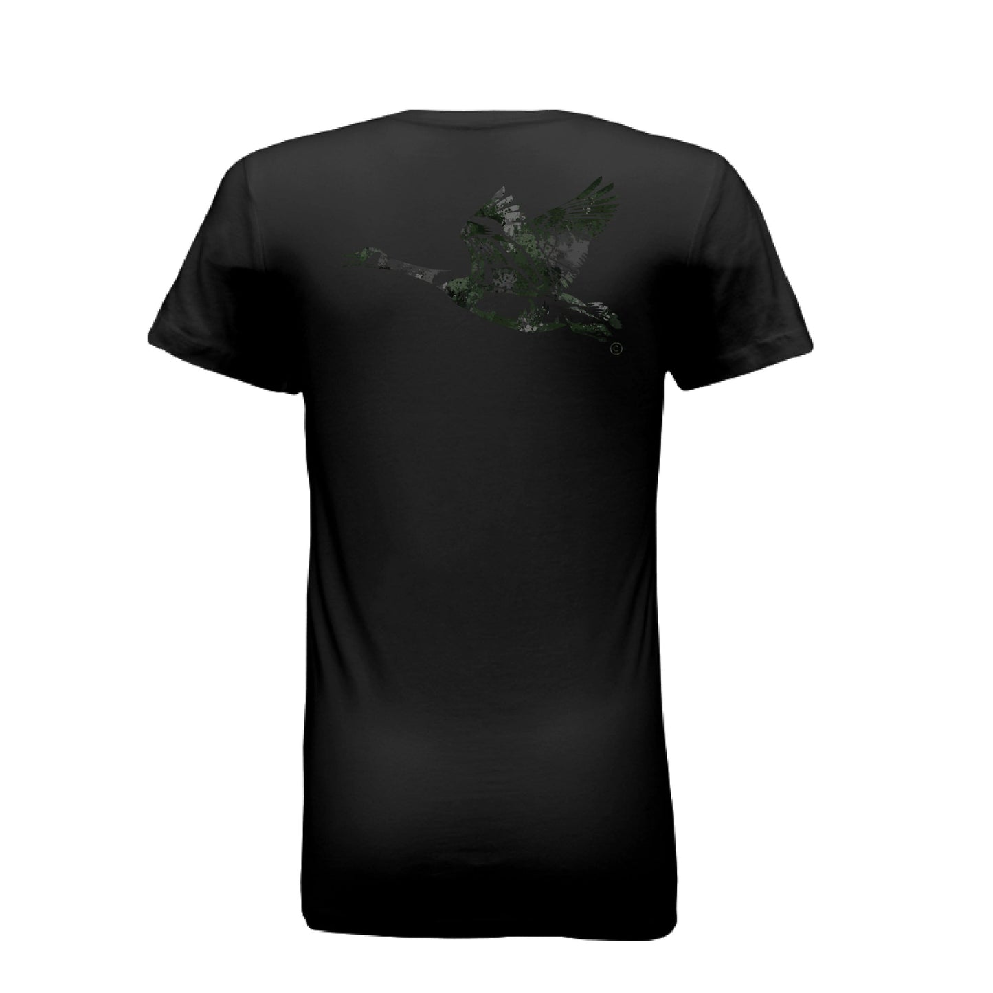 Women’s Verdant Splash Burst Camo Goose T-Shirt