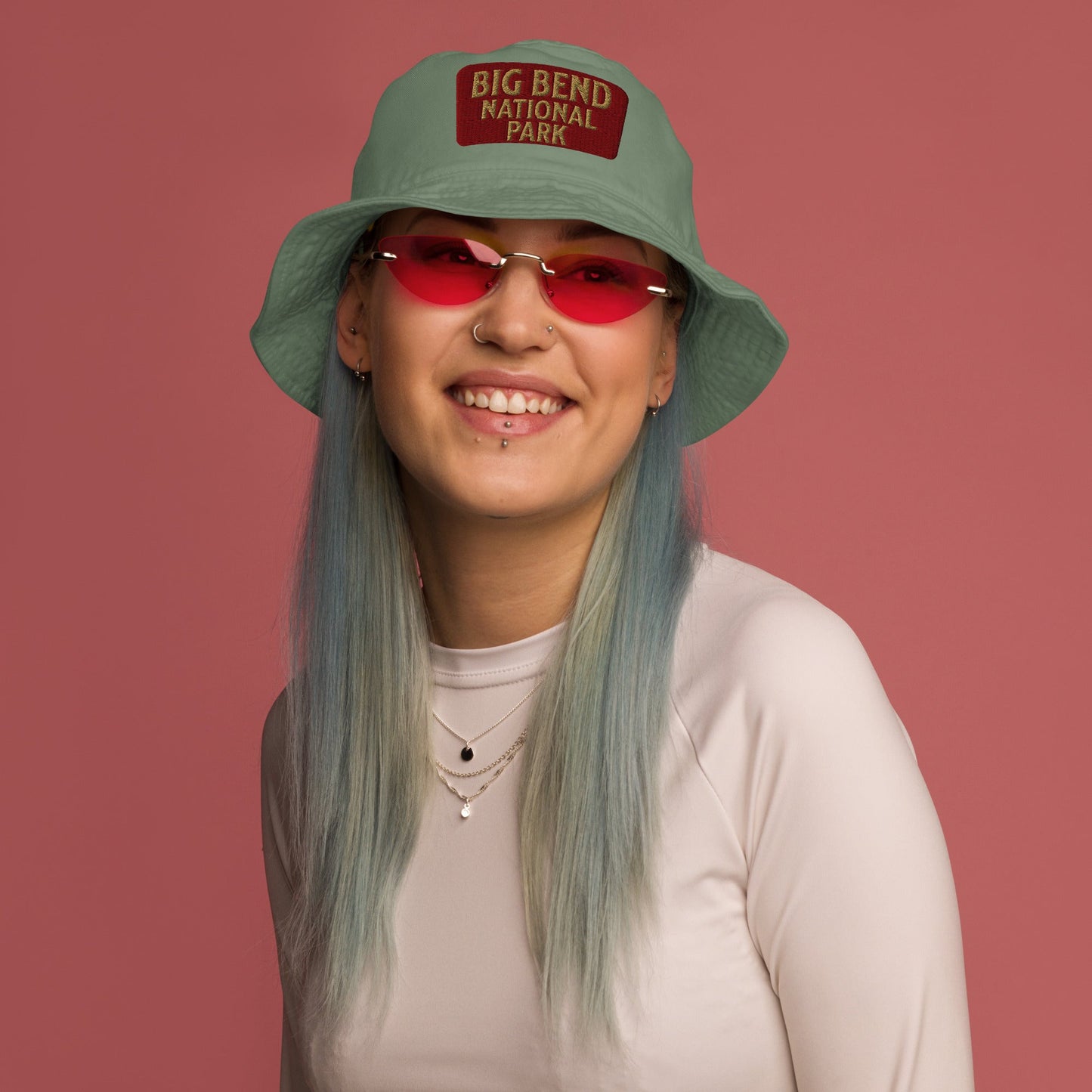 Big Bend National Park Organic Embroidered Bucket Hat