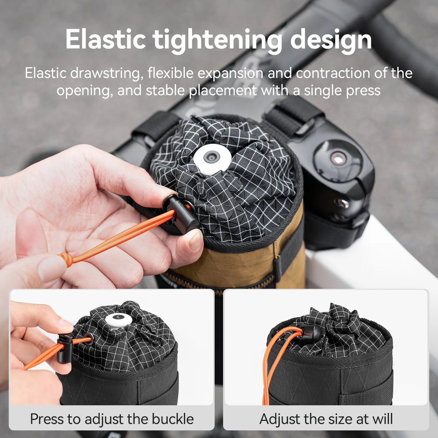 Cold Insulation Water Bottle Holder Bag for Bikepacking 1L