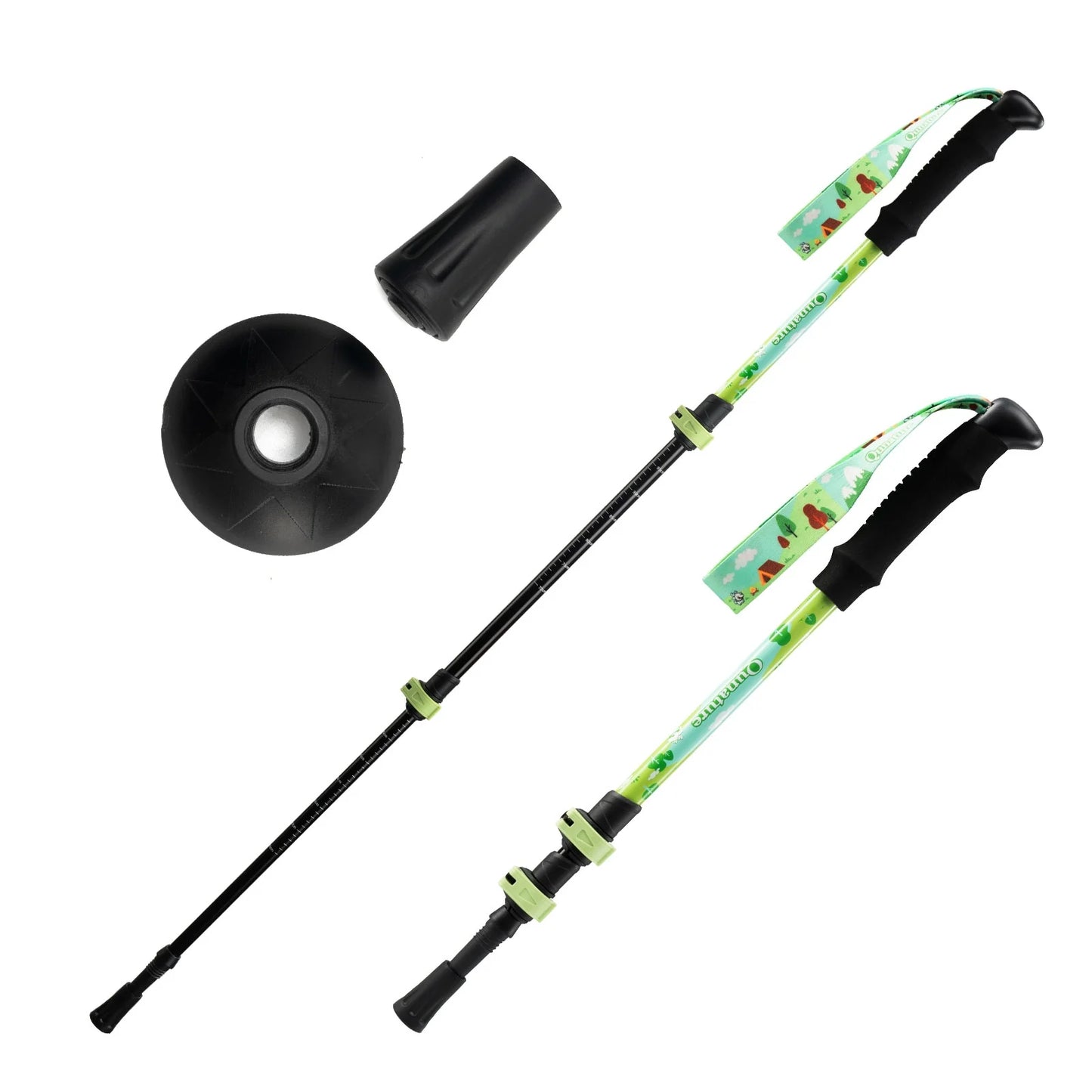 Kids Aluminum Trekking Pole with Adjustable Height