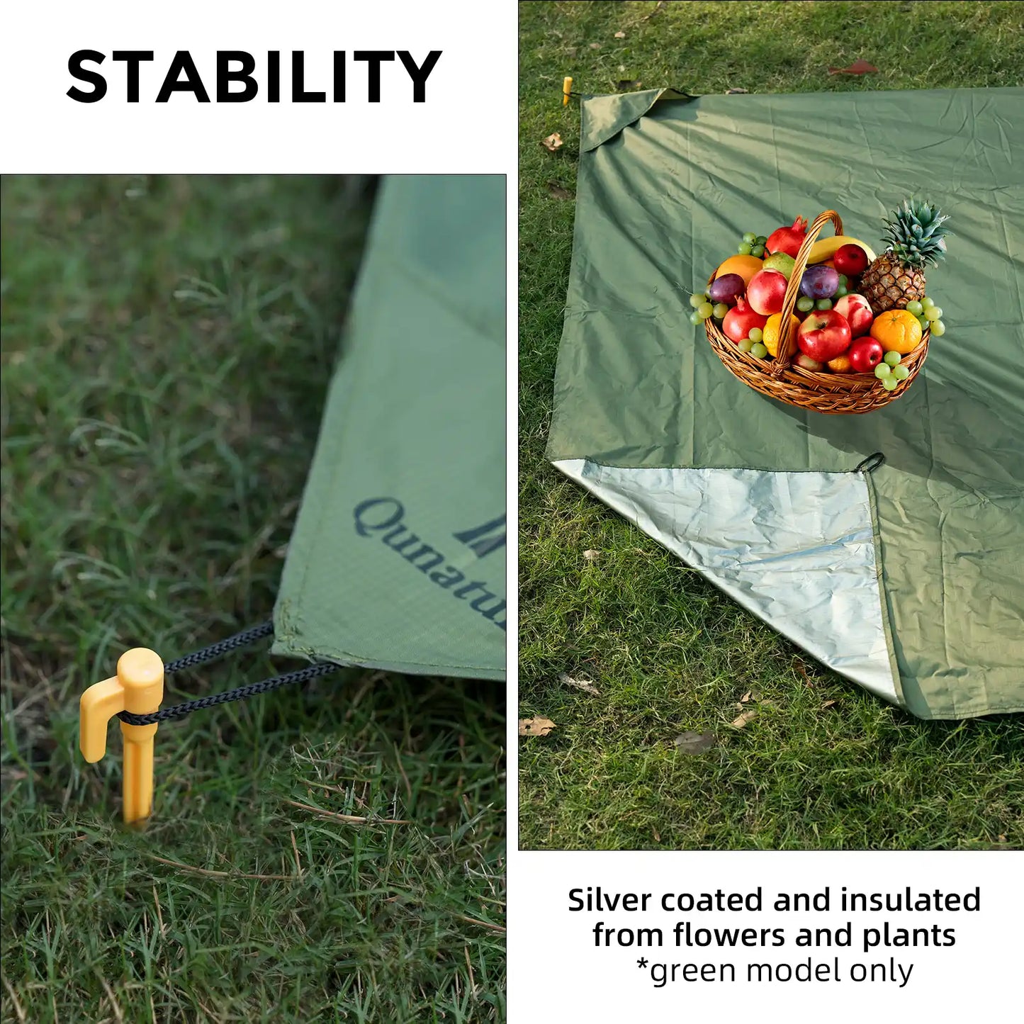 Lightweight Waterproof Picnic Blanket – Portable Foldable Mat for Camping & Beach Trips