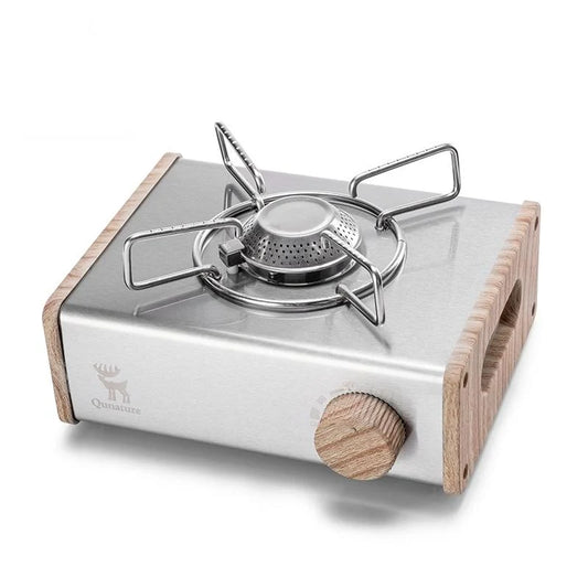 Mini Cassette Stove with 2.8KW Flame and Magnetic Gas Tank Portable Design