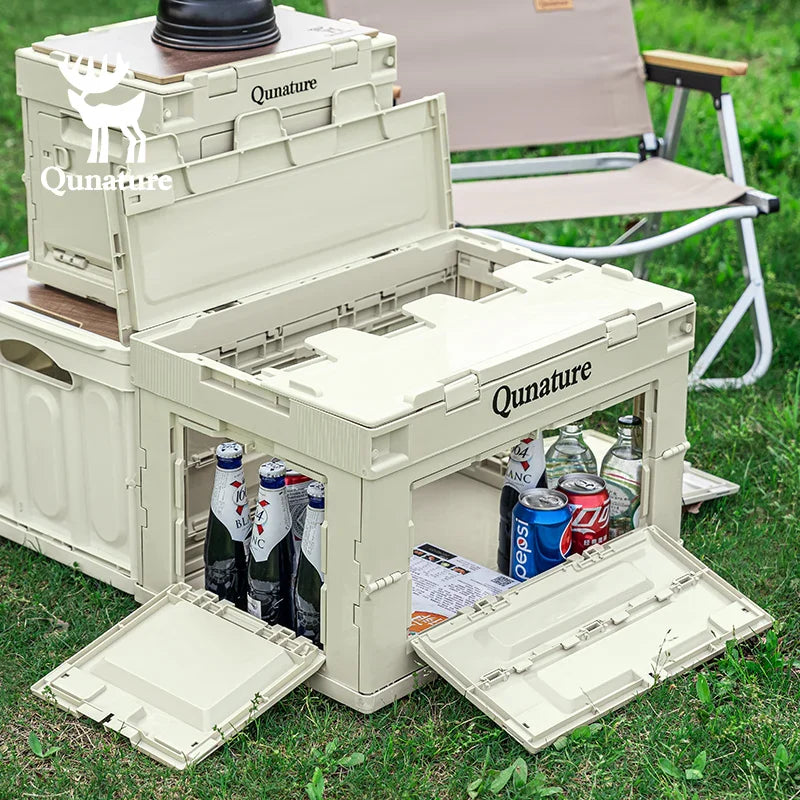 60L & 26L Multi-Door Folding Storage Box with Tabletop