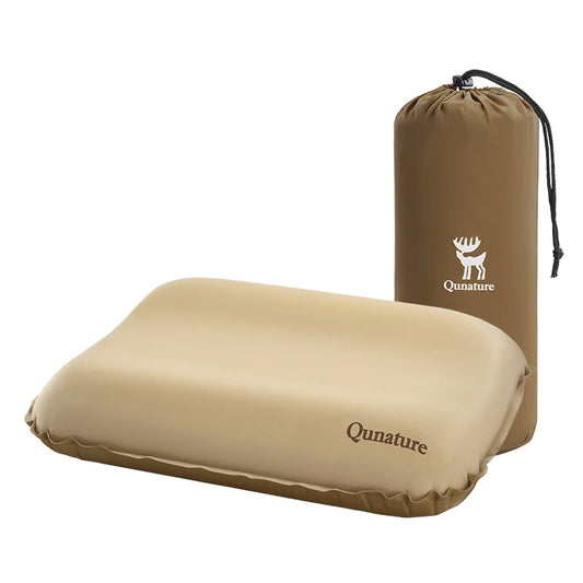 Self-Inflating Cheese Sponge Pillow with 3D High Elastic Support