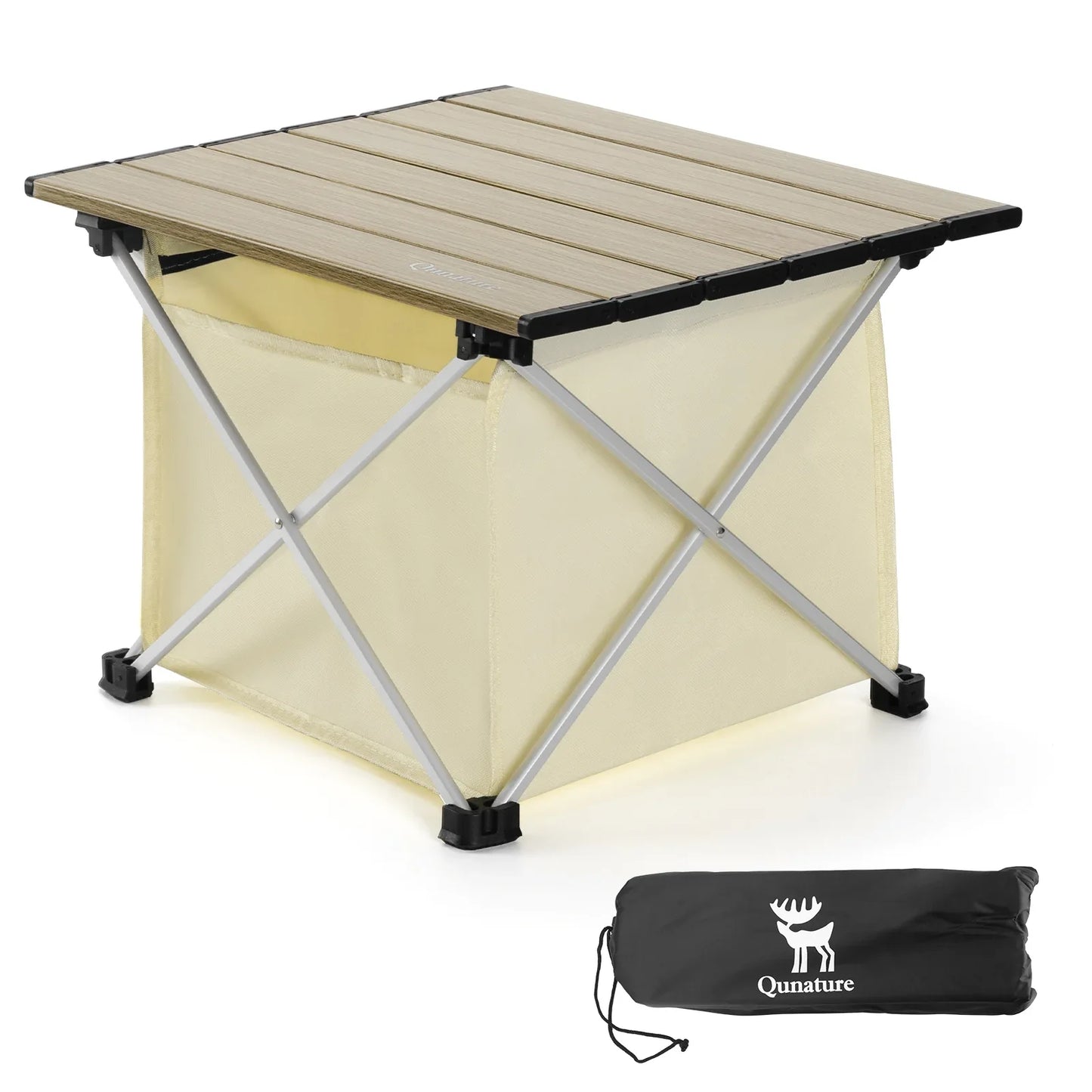 Lightweight Foldable Aluminum Table with Storage Bag