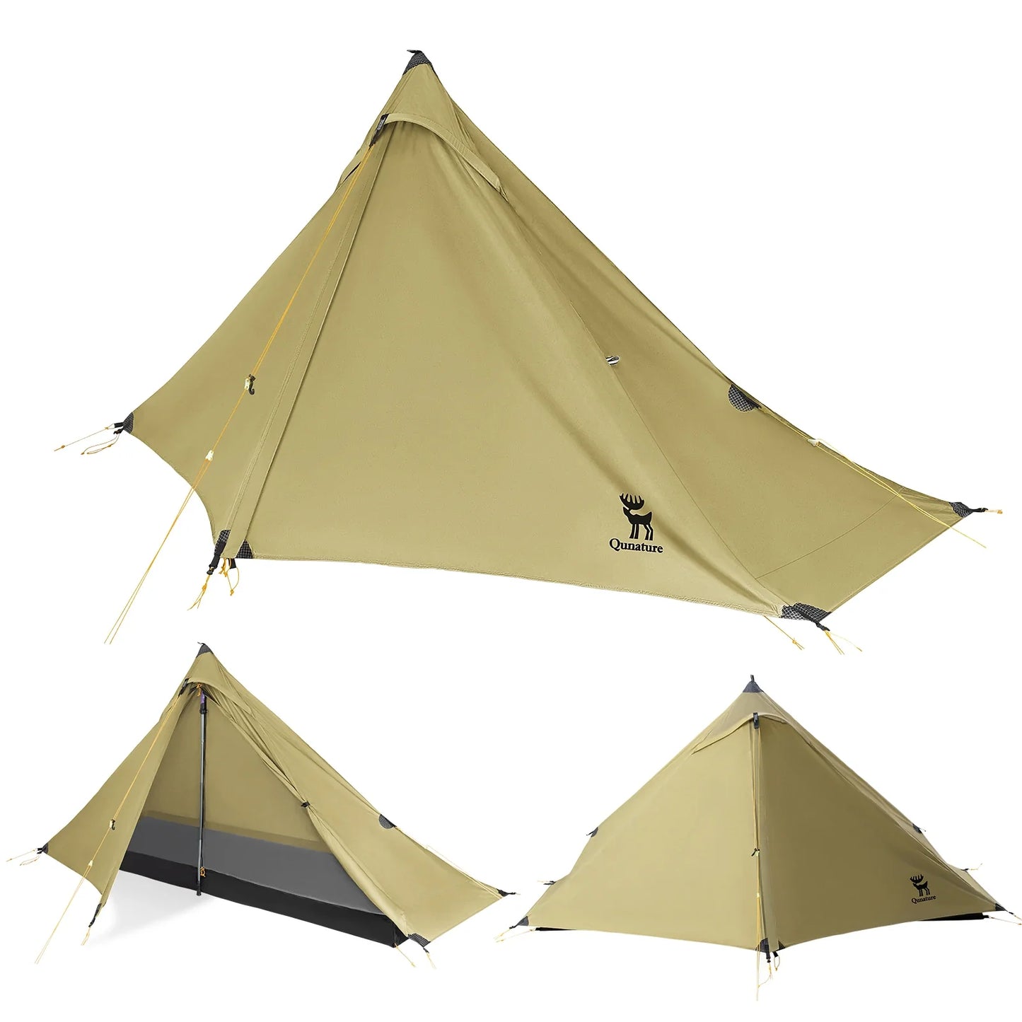 Ultralight Tent Rodless Rainproof Easy Setup for Outdoor Camping