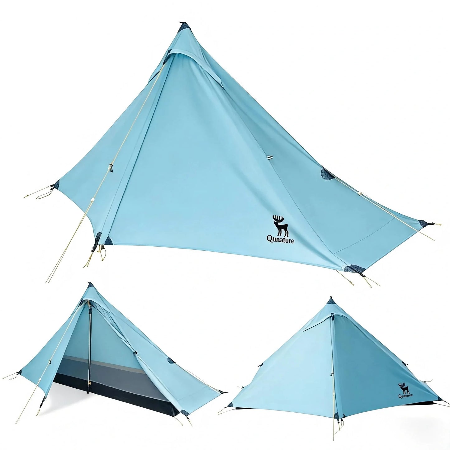 Ultralight Tent Rodless Rainproof Easy Setup for Outdoor Camping