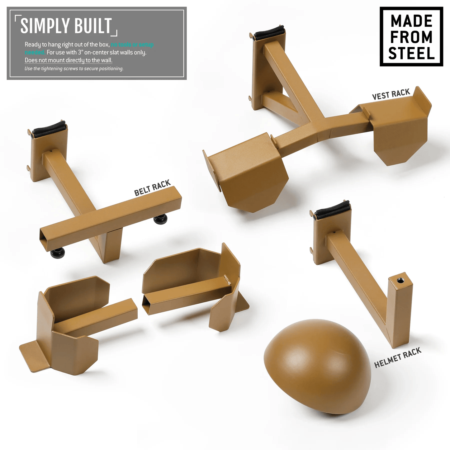 Wall Rack System - Tactical Gear Rack