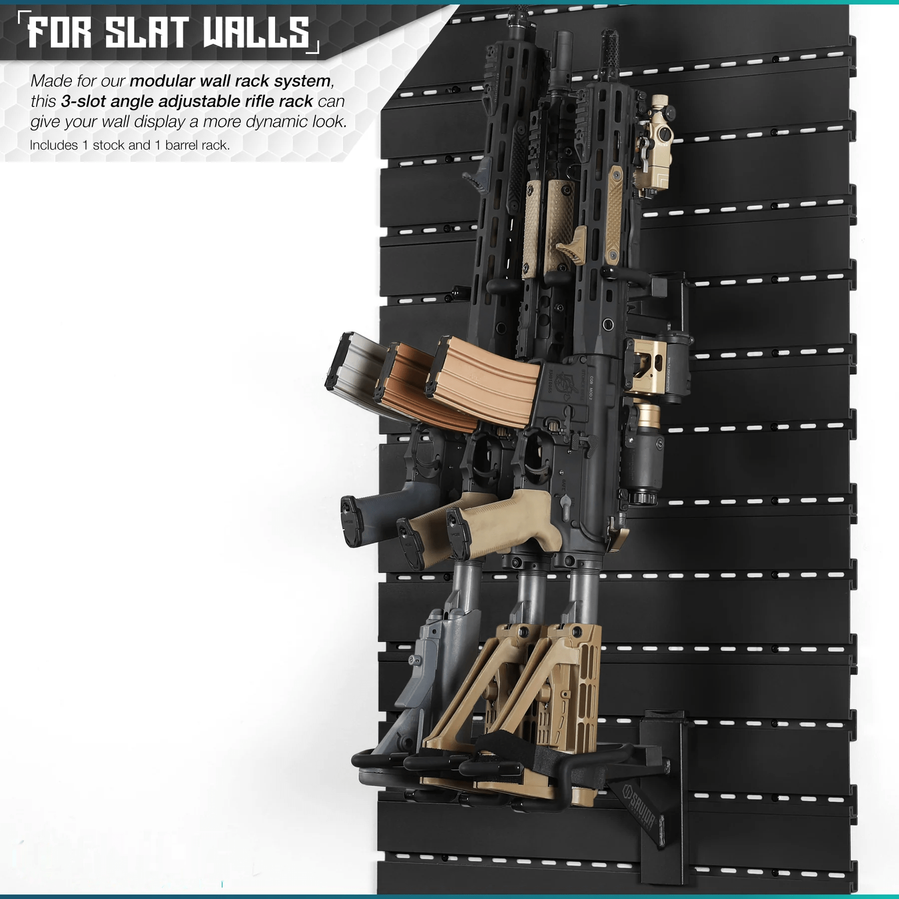 Wall Rack System - Angle Adjustable Rifle Wall Rack – SCY-Dist.com