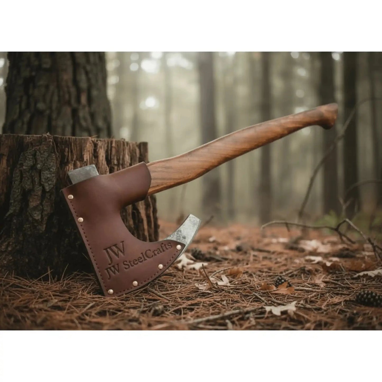 Real Forged Viking Combat Tomahawk bearded axe hatchet With Rose Wood Handle