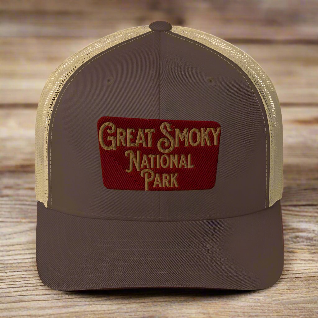 Great Smoky Mountains National Park Embroidered Trucker Hat
