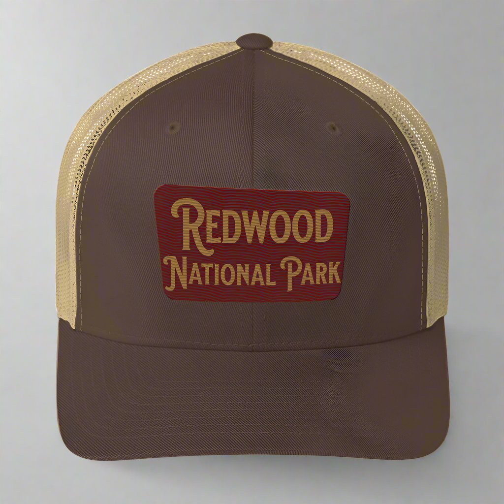 Redwood Embroidered National Park Trucker Hat