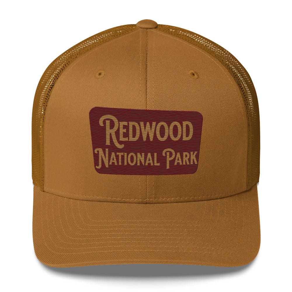 Redwood Embroidered National Park Trucker Hat