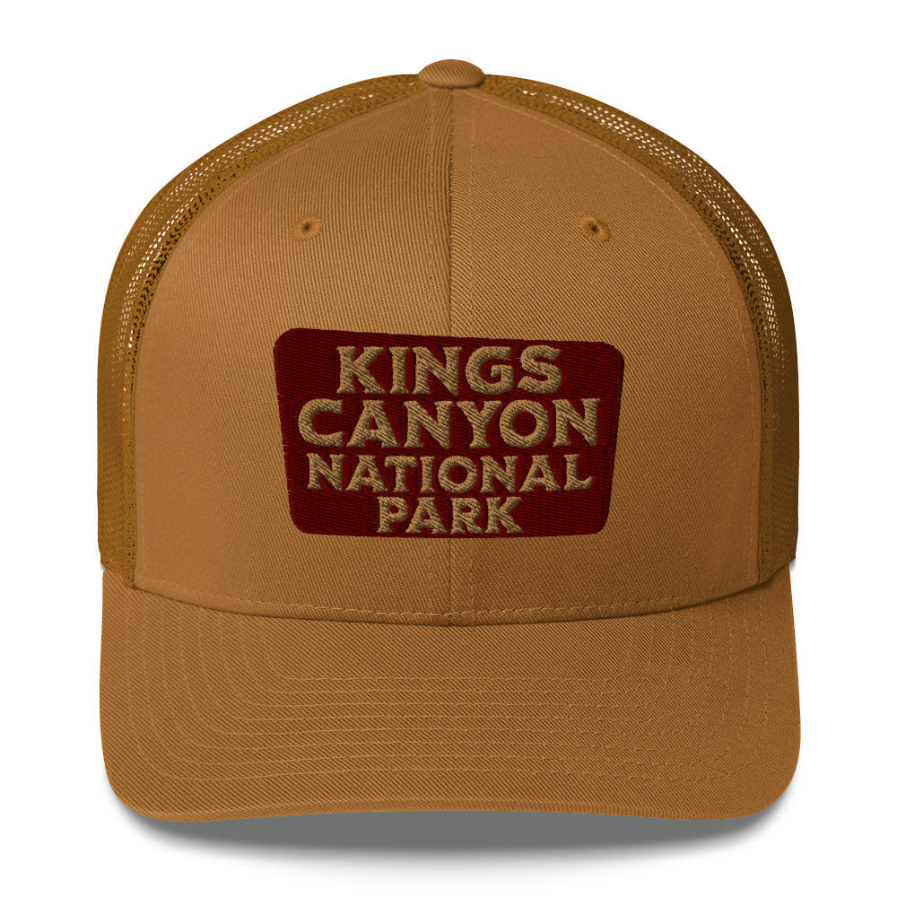 Kings Canyon National Park Embroidered Trucker Hat