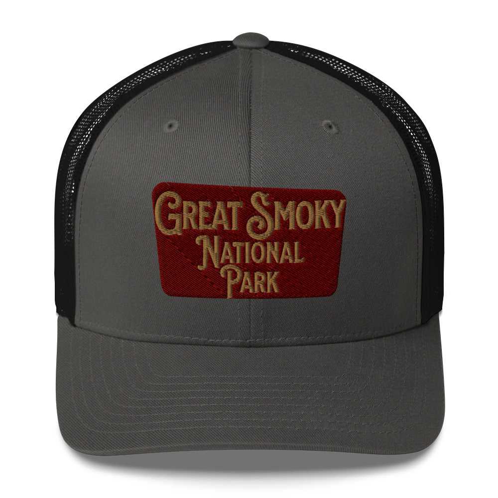 Great Smoky Mountains National Park Embroidered Trucker Hat