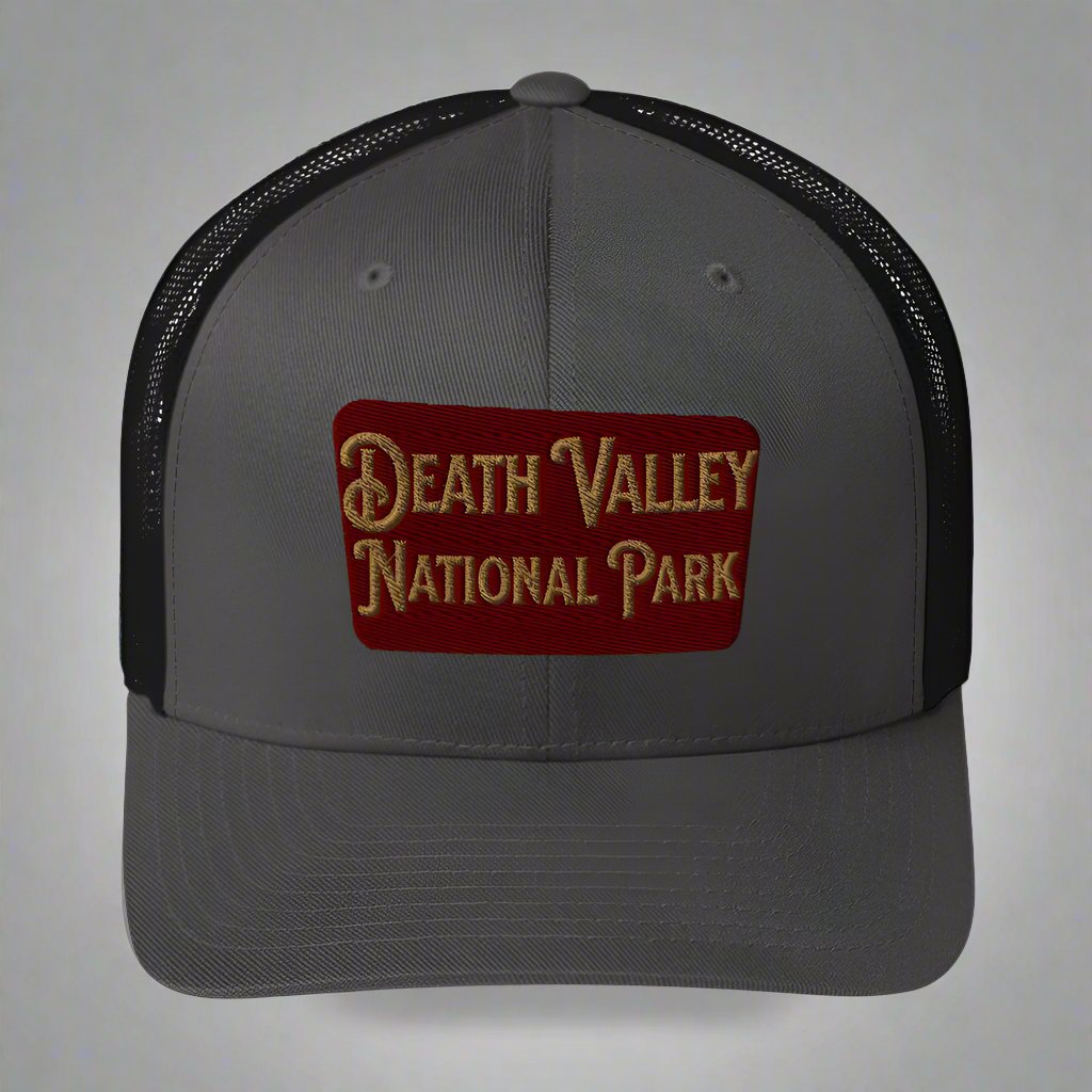 Death Valley National Park Sign Embroidered Trucker Cap