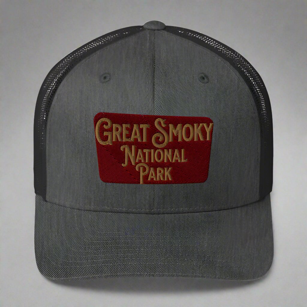 Great Smoky Mountains National Park Embroidered Trucker Hat