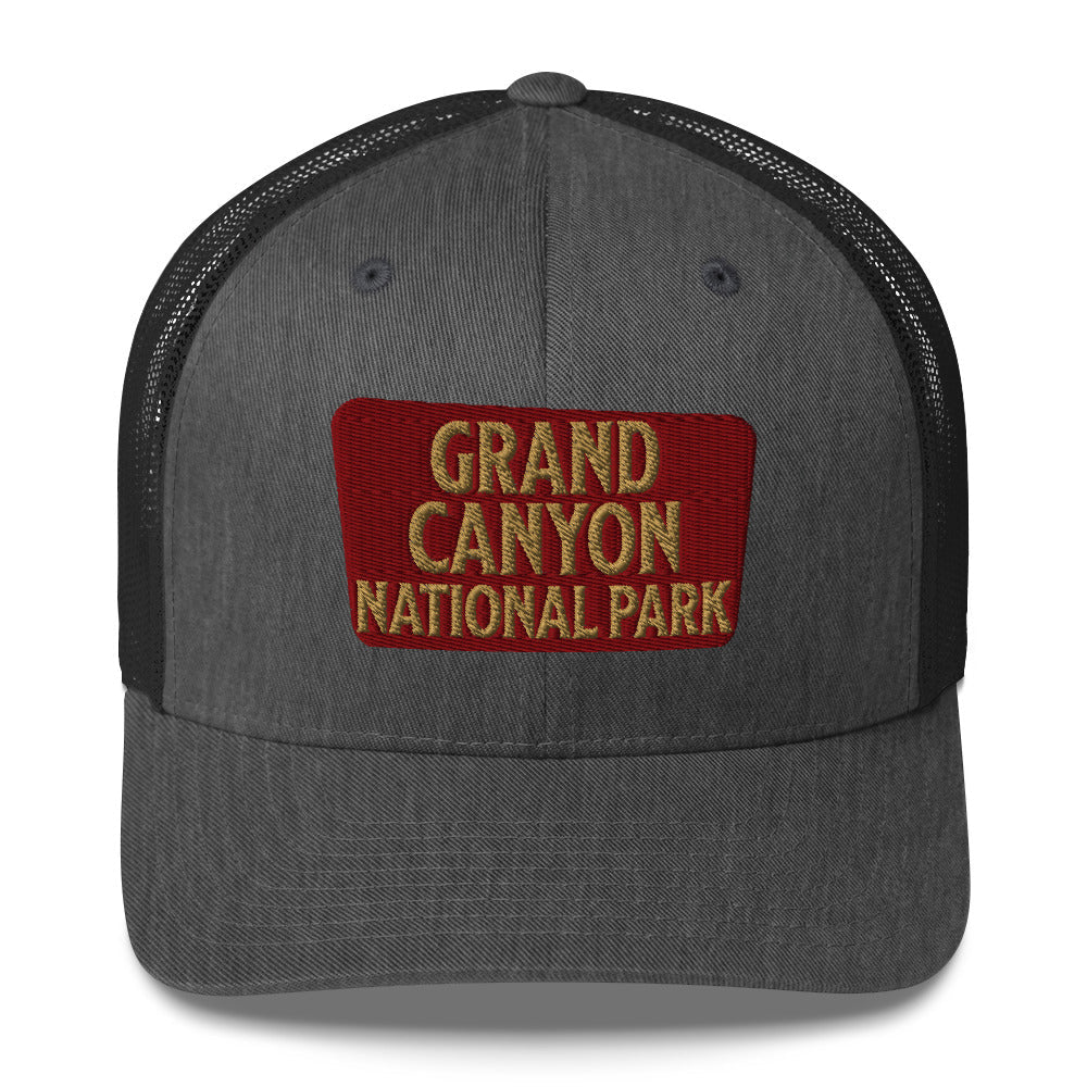 Grand Canyon National Park Sign Embroidered Trucker Hat
