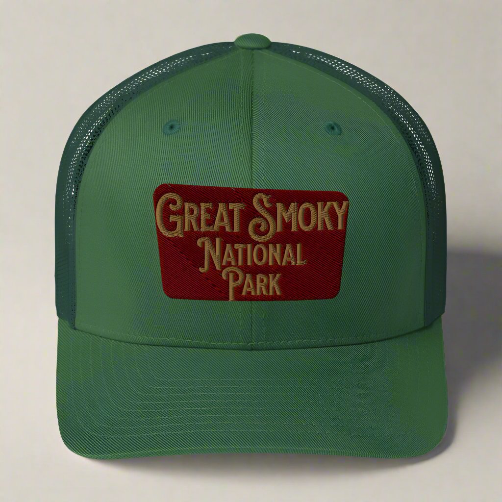 Great Smoky Mountains National Park Embroidered Trucker Hat