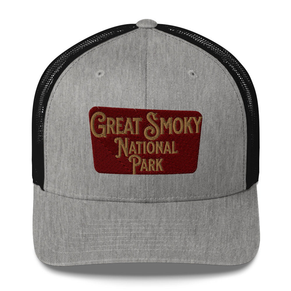 Great Smoky Mountains National Park Embroidered Trucker Hat