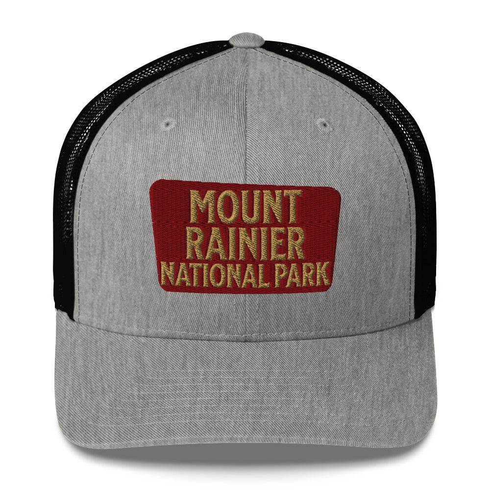 Mount Rainier National Park Embroidered Trucker Hat