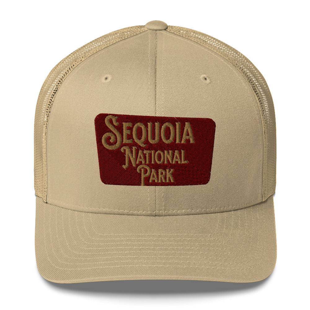 Sequoia Embroidered National Park Trucker Hat