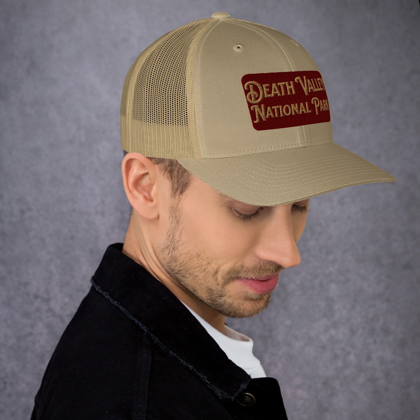 Death Valley National Park Sign Embroidered Trucker Cap