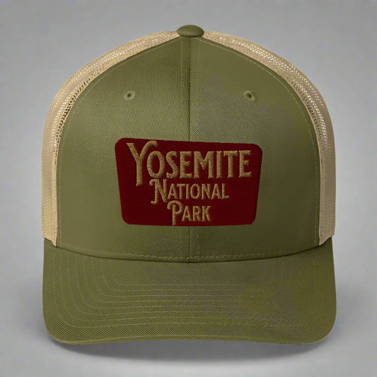 Yosemite Embroidered National Park Trucker Hat