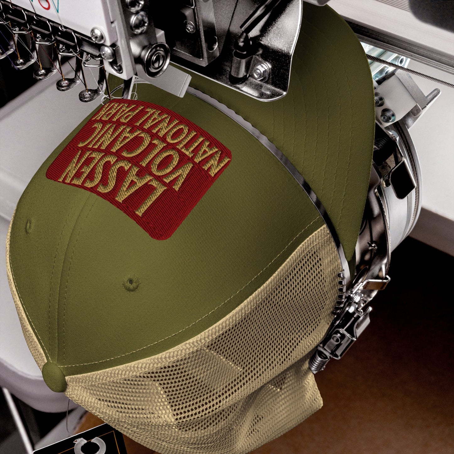 Lassen Volcanic National Park Embroidered Trucker Hat