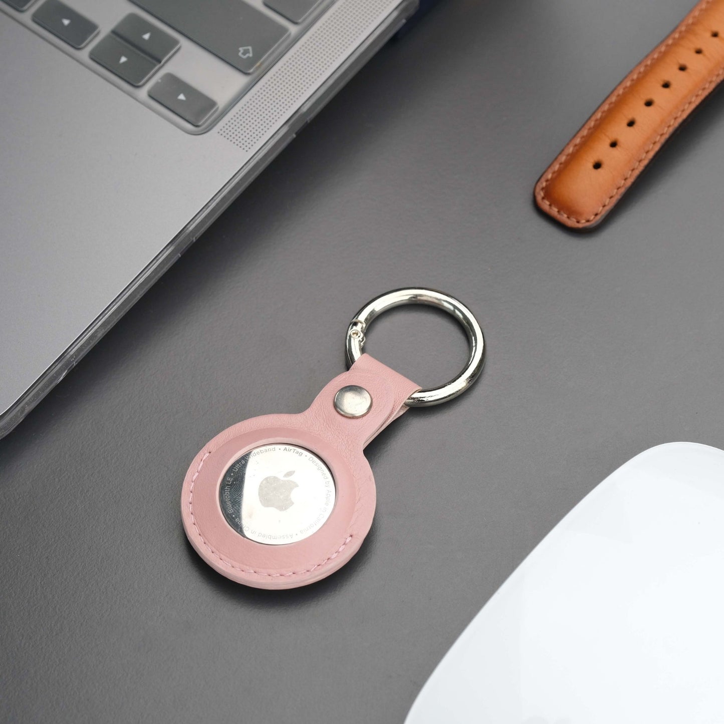 Saratoga Leather AirTag Holder