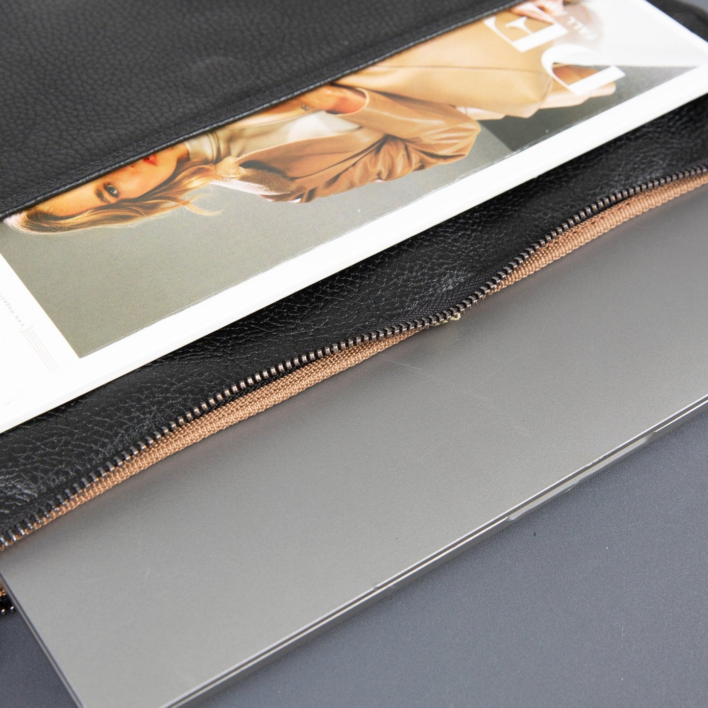 Seward Leather Laptop Bag with Shoulder Strap - MacBook Sleeve 14" & 16"