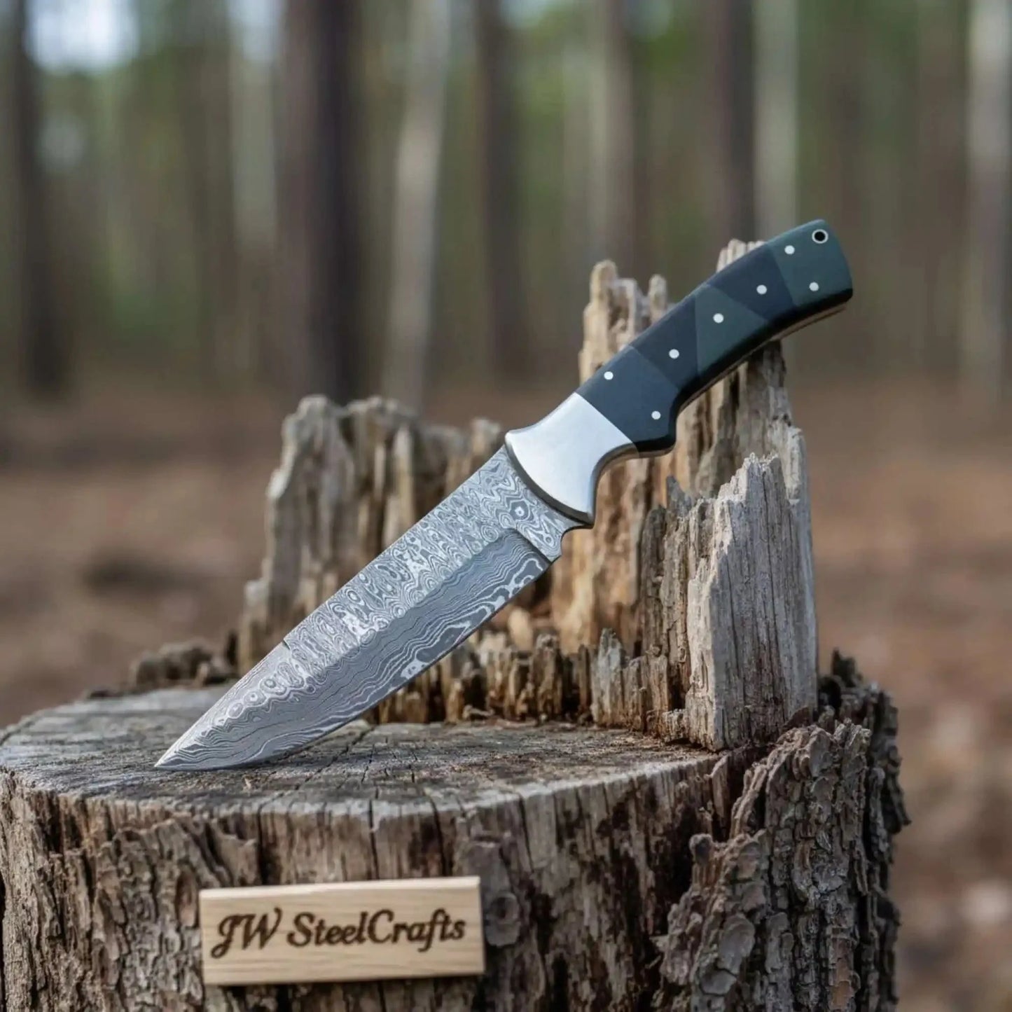 Handmade Sheffield Pattern Bowie Knife Damascus Clip Point