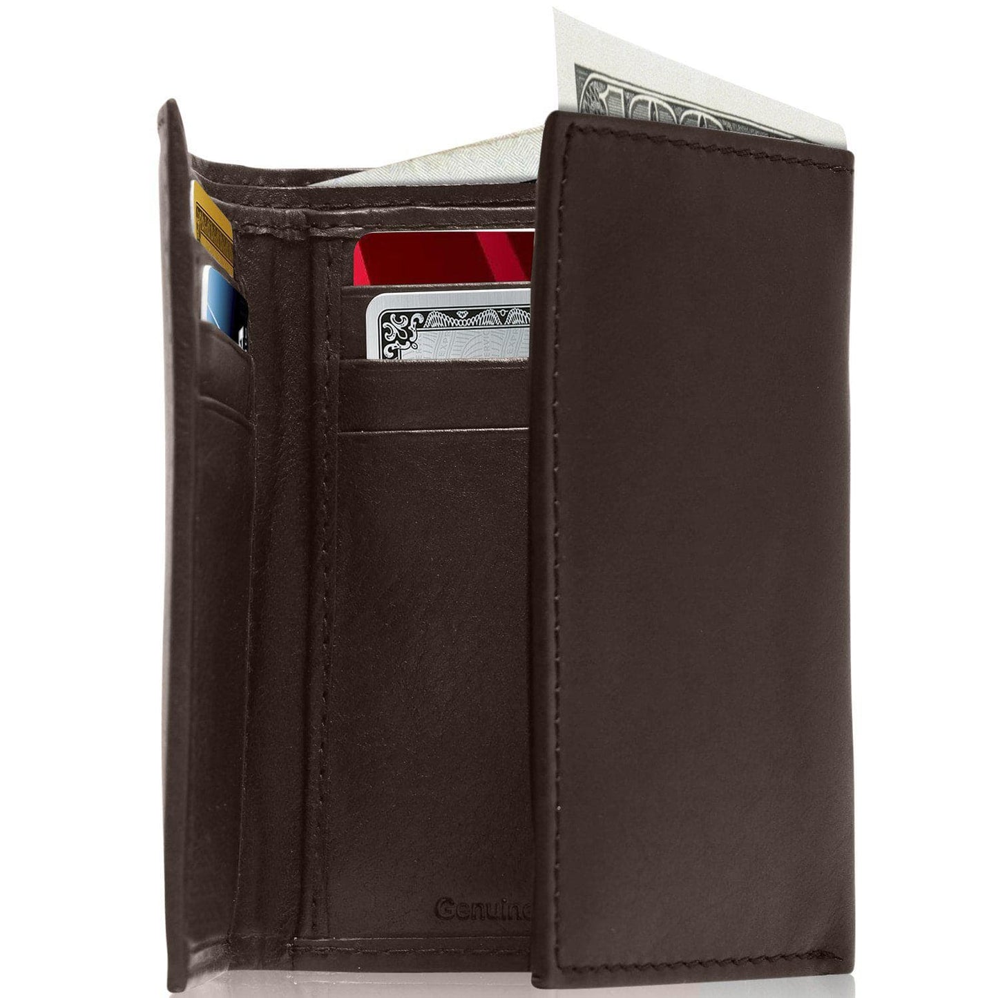 Slim Trifold Wallet With ID Window