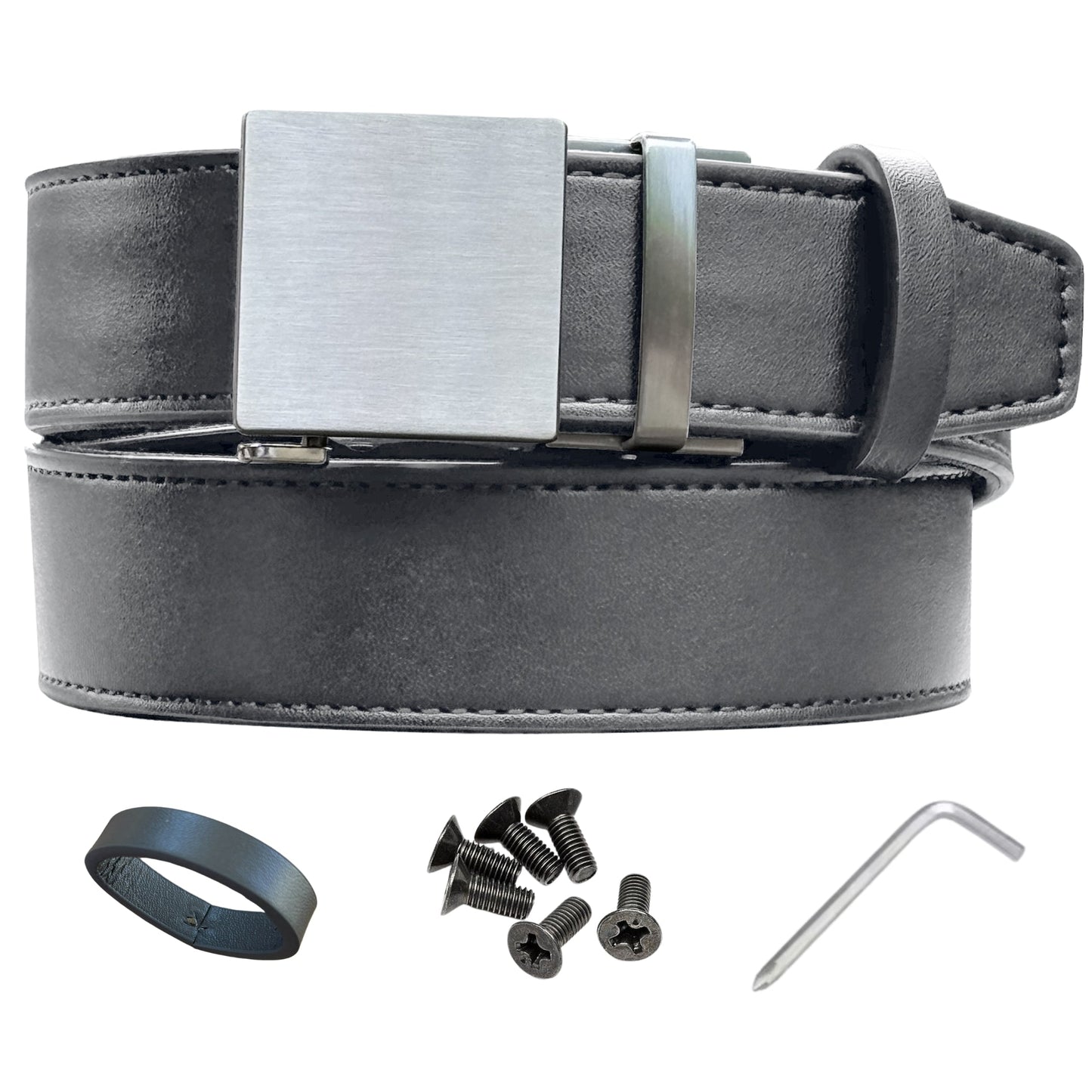 Stealth EDC Belt – Leather & Ballistic Nylon Hybrid for Concealed Carry