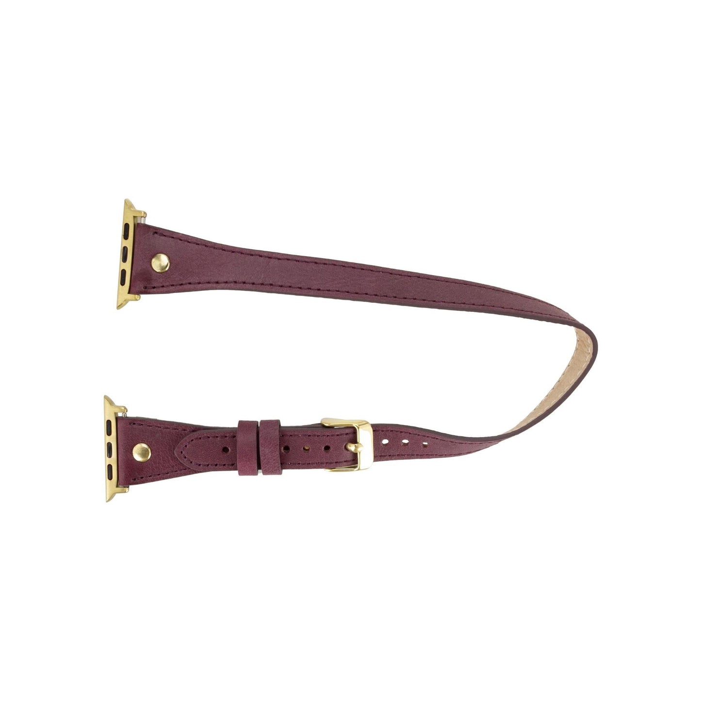 Syracuse Double Tour Leather Bands for Apple Watch 9, Ultra 2 and SE