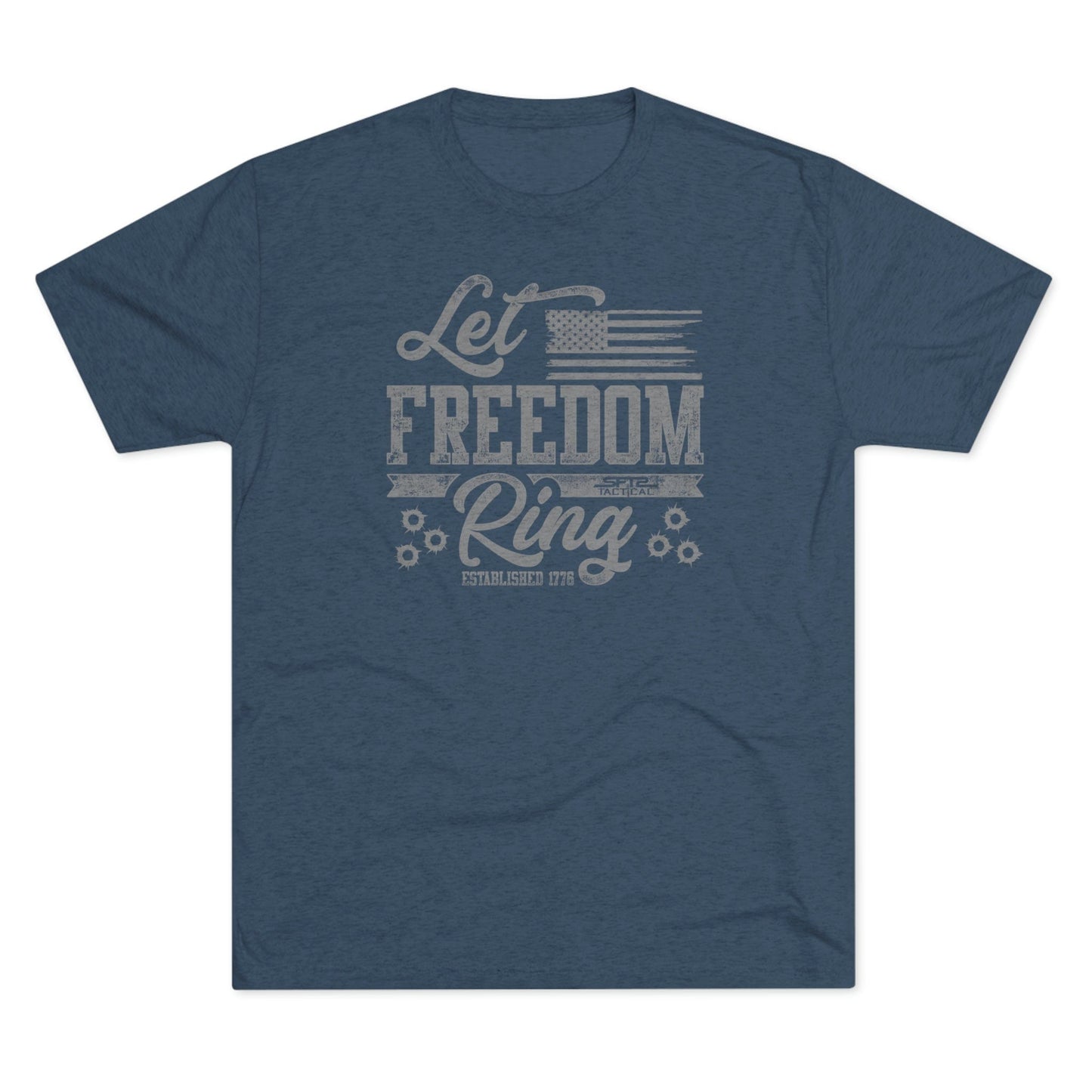 Let Freedom Ring - Tri-Blend Crew Tee