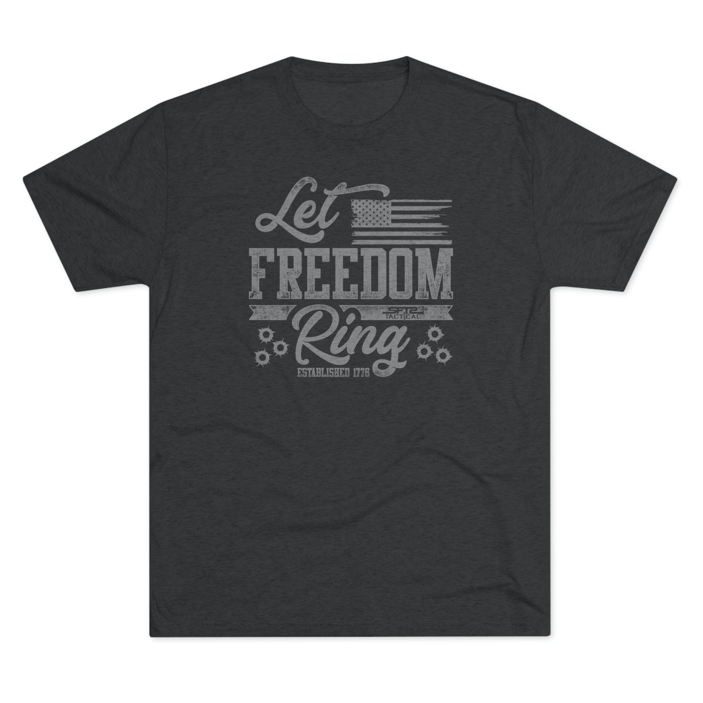 Let Freedom Ring - Tri-Blend Crew Tee