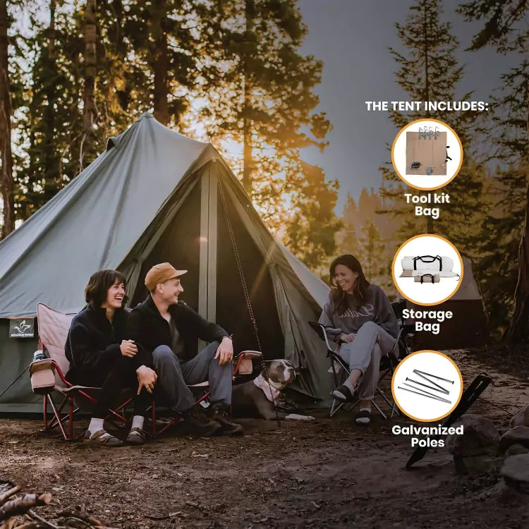 USED - 10' Regatta Bell Tent - Real Tree Edge