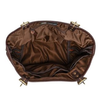 Bison Leather Travel Tote