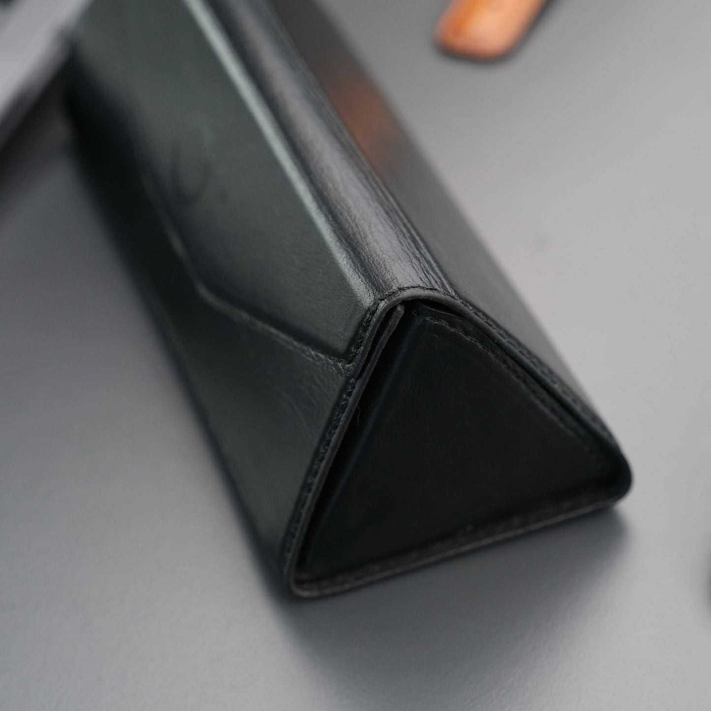 Triangle Leather Glasses Case – Vintage Eyewear Holder