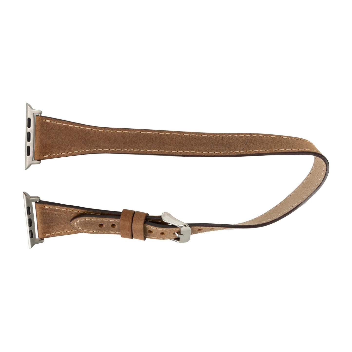 Vail Double Tour Leather Bands for Apple Watch 9, Ultra 2 and SE